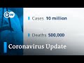 Infections spike in the US +++ Walk-through testing center at Frankfurt Airport | Coronavirus Update