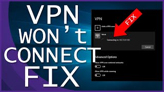 Quick Fix for VPN not Working or Connecting with Windows 10/Windows 11 image