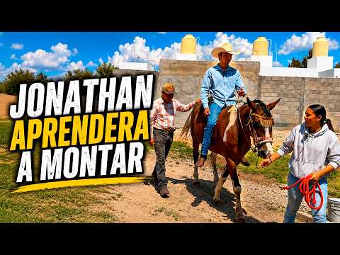 JOHNY SERÁ JINETE PROFESIONAL esta fue su primera clase