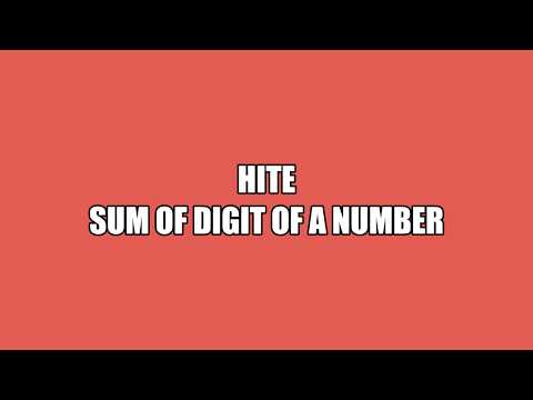 Sum of Digits in a Number Code Using |FUNCTION |SUB| QBASIC | SEE Exam