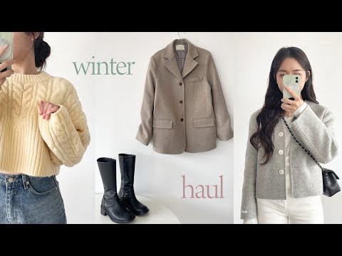 𝙷𝚊𝚞𝚕🧤겨울옷 왕창 사모은 사람의 21가지 패션하울✨ 믿고 봐요! (가내스라,위드아웃썸머,미뉴에트,인스턴트펑크,그로브) | jianssi