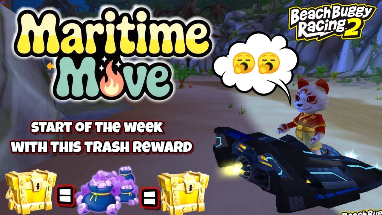 Maritime Move "Race" Tournament + More Upcoming Trash Event Prize | Beach Buggy Racing 2
