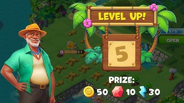 LEVEL UP - Tropical Merge (Android, iOS, PC) Gameplay Part 3
