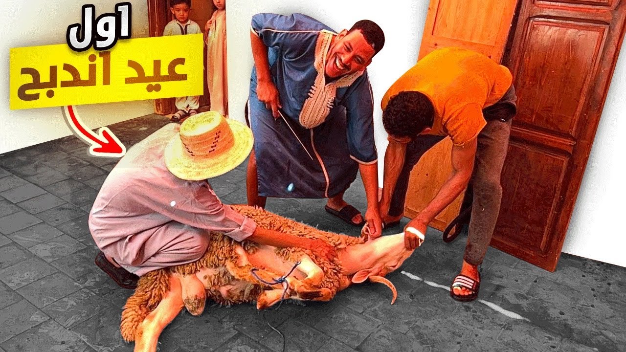 أخيرا أجواء عيد الأضحى في المغرب 🇲🇦 أول مرة نزعم ندبح فحياتي😍شوفو شنو وقع ‼️🥹