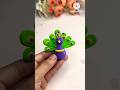 DIY idea 💡সুপার ক্লে দিয়ে ময়ুর বানানো 🌸#music #diy #art #trending #clay #youtubeshorts