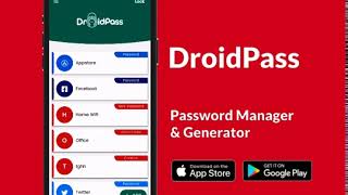 DroidPass Password Manager screenshot 5