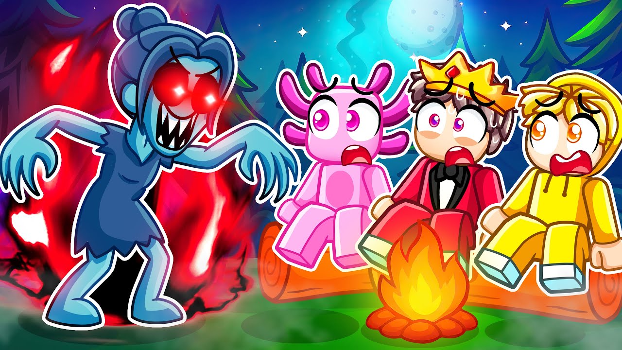 99 Nights In The Forest But With A ZOMBIE GIRL MONSTER! (Roblox)