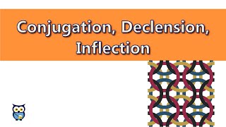 Conjugation, Declension, Inflection