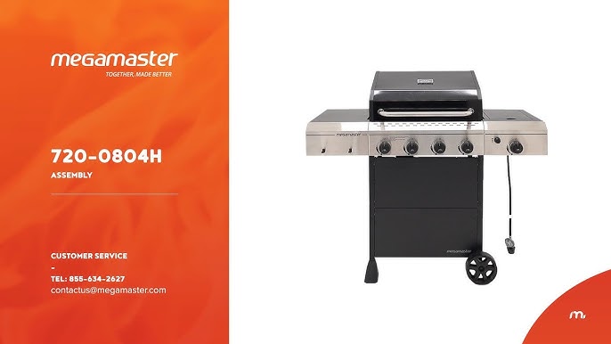 Megamaster  4-Burner Griddle Top Propane Gas Grill