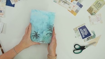 Summer Travelers Notebook Set-up with Cocoa Daisy Wander Collection