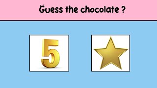 Guess the chocolate 🍫🍭🍬? part 01| Riddles | quiz | puzzles | braingames | The brain blitz | mindgame