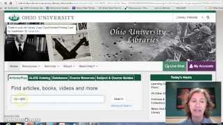 ELIP D160: Use Articles Plus to Research Raw Milk