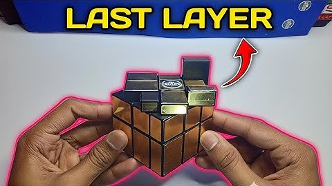How to solve LAST LAYER of mirror cube #viralvideo #trendingvideo 