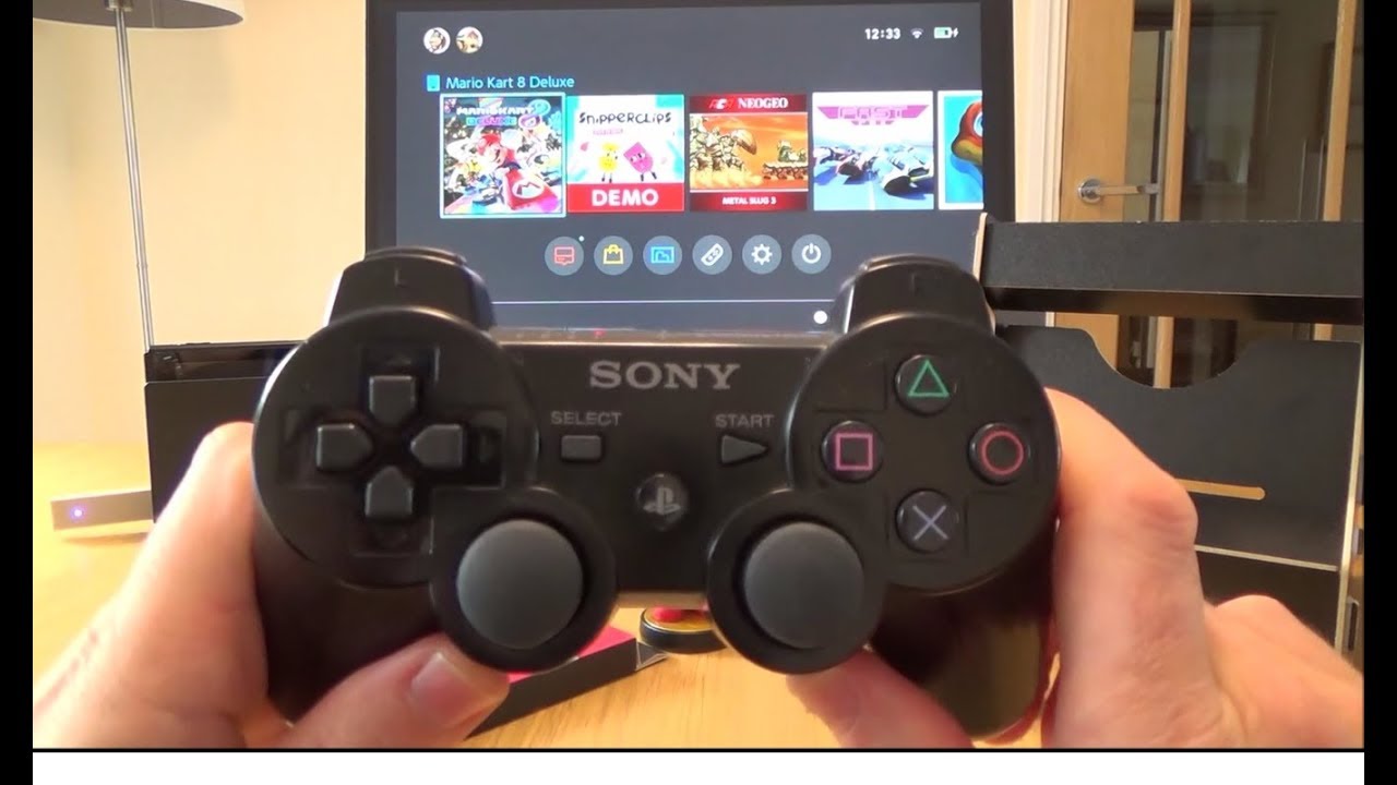 How To Use A Ps3 Controller On The Nintendo Switch Youtube