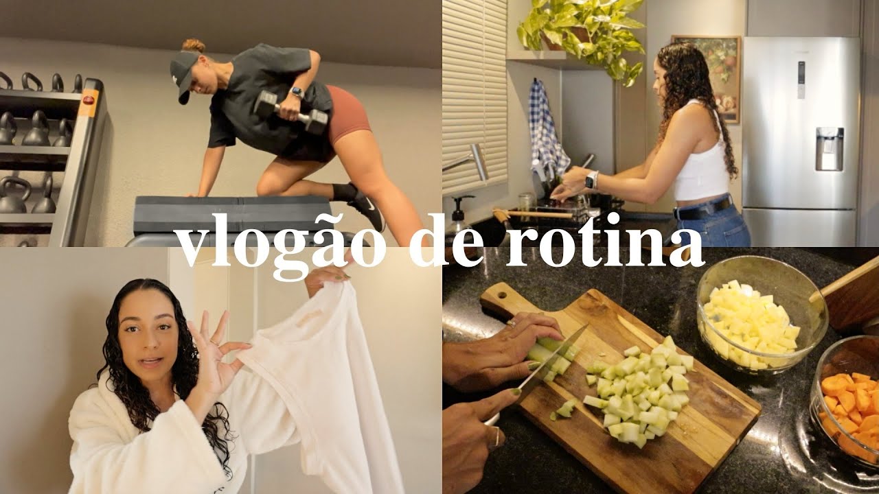 De volta à rotina: treino, marmita, tarefas de casa, lanche fit, leitura, meal prep…