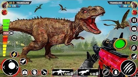 Dinosaur Hunter Game – Best Dinosaur Game – Android Gameplay