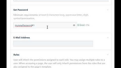 ProcessWire InputfieldPassword unmasking