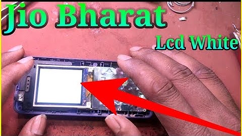 Jio Bharat Karbonn Display White || Jio Bharat Lcd Blank Problem || White Display #smartmobiletech