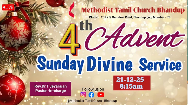 04th Advent Sunday Divine Service - 21st December 2025