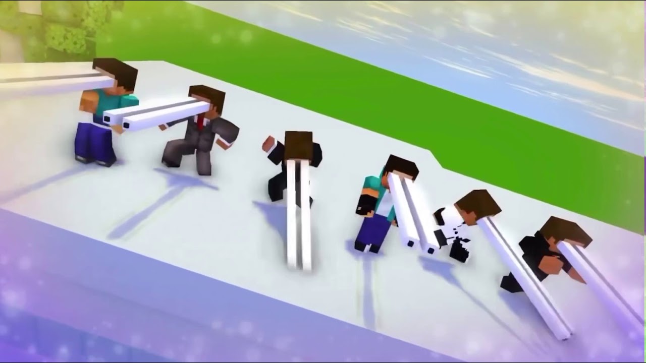 All herobrine brothers dance funny part-3 - YouTube