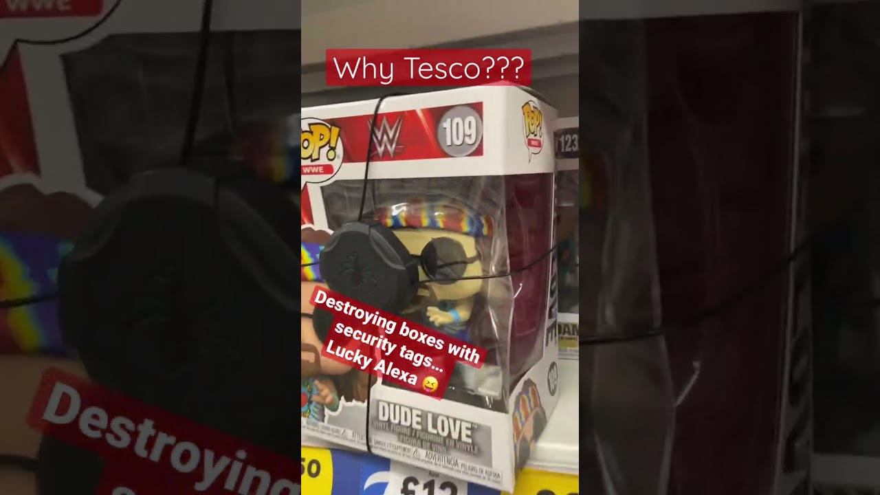 Why?? Funko pop boxes destroyed with security tags 