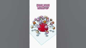 [1DAY_1CAD] LOLLIPOP #shorts #tinkercad #project
