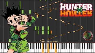 Hunter x Hunter 2011 ED 1 — 'Just Awake' Synthesia ⦗Piano⦘ chords