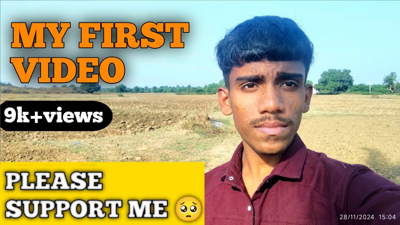 MY FIRST VLOG VIDEO [ No Editing ] PLEASE SUPPORT ME 🥺 - YouTube