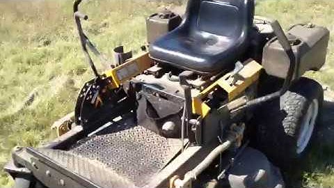Cub Cadet Commercial M50S Mowing Tall Grass