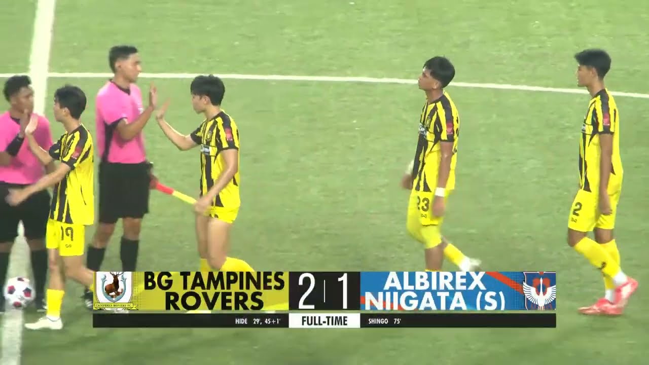 BG Tampines Rovers FC 2-1 Albirex Niigata FC (S) - Highlights | Singapore Premier League 25/26