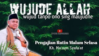 WUJUD'E ALLAH WUJUD TANPO ONO SENG MAUJUD NE