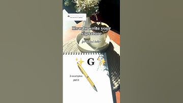 “G” Signature Style Ideas | 3 Handwritten Examples #signature #handwriting #art #name #G