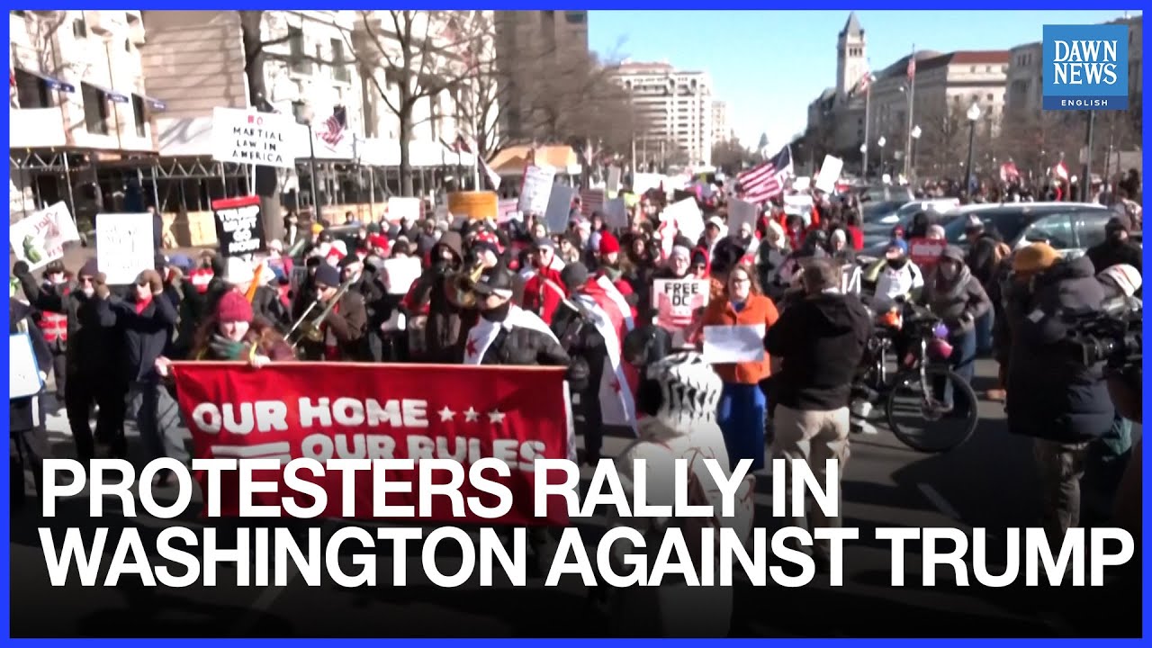 Proud Boys March on Capitol Anniversary Sparks Counter Protest | Jan 6 | US News | Dawn News English