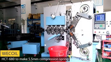 8mm spring coiler with 6 axis