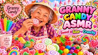Grandma Eats a Table Full of Candy 🍬 Sweet & Sour ASMR Eating Sounds screenshot 2
