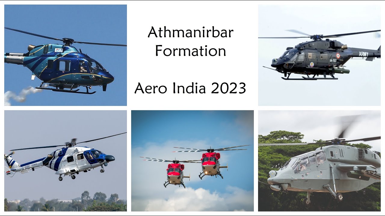 Atmanirbhar Formation Opening - Aero India 2023 - Indian Air Force Demonstration Team