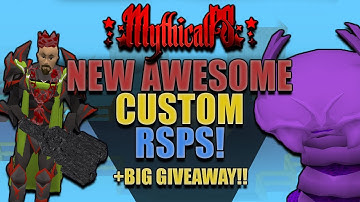 THIS NEW CUSTOM RSPS IS SO AWESOME!! *SICK CUSTOM BOSSES* + BIG GIVEAWAY!! [MythicalPS RSPS]