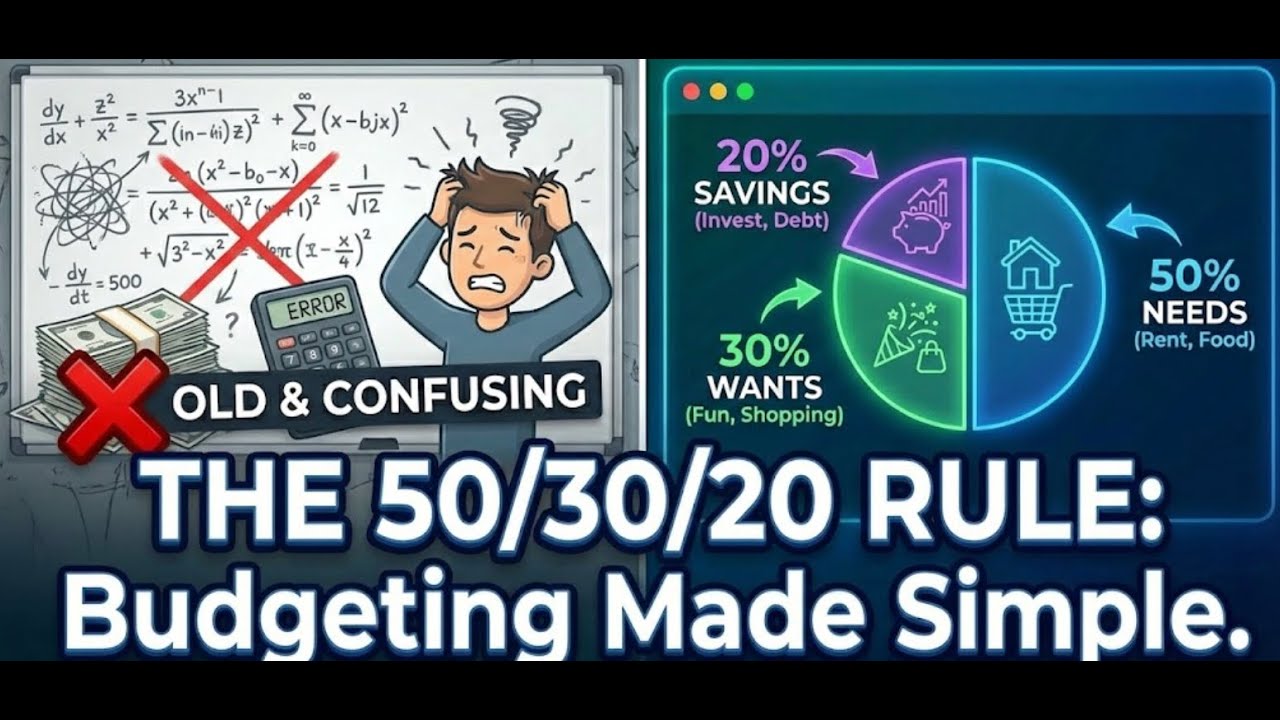 The 50/30/20 Rule: Budgeting for People Who Hate Math | Simple Budget Explained