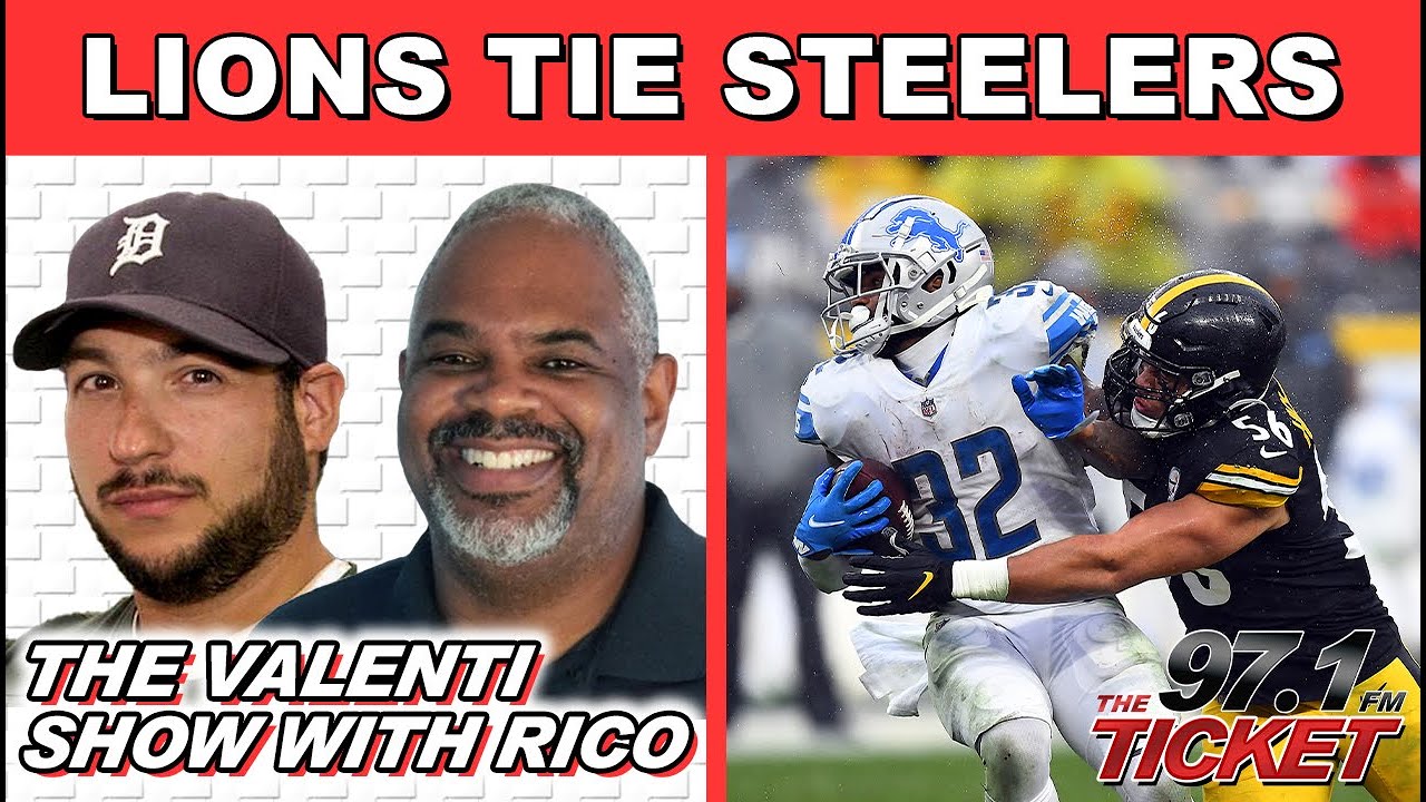 The Valenti Show w/ Rico – Yesterday Was An Embarrassment for Dan Campbell | Lions Tie Steelers