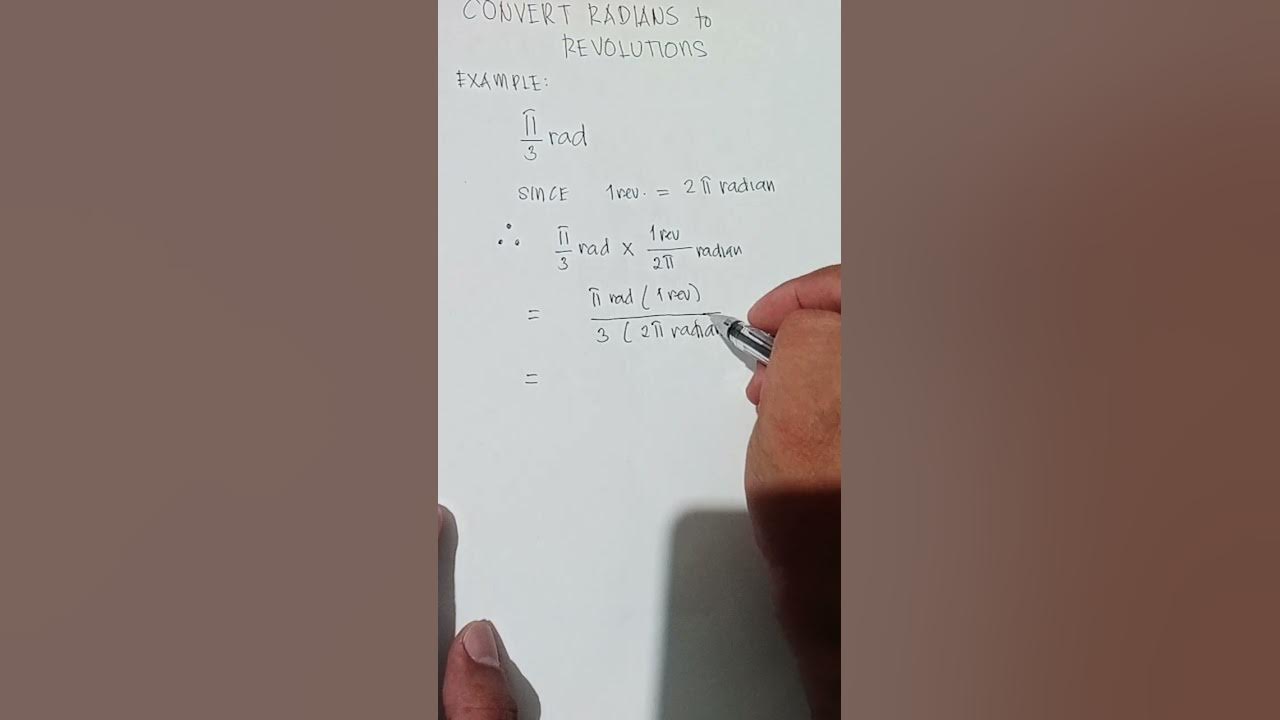 Converting radians to revolutions maestro engener ryleberalde6994