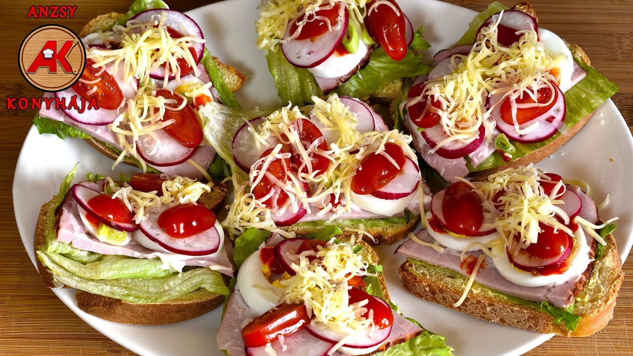 Húsvéti vendégváró szendvics / Anzsy konyhája - YouTube