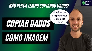 Copiar dados como imagem no Excel