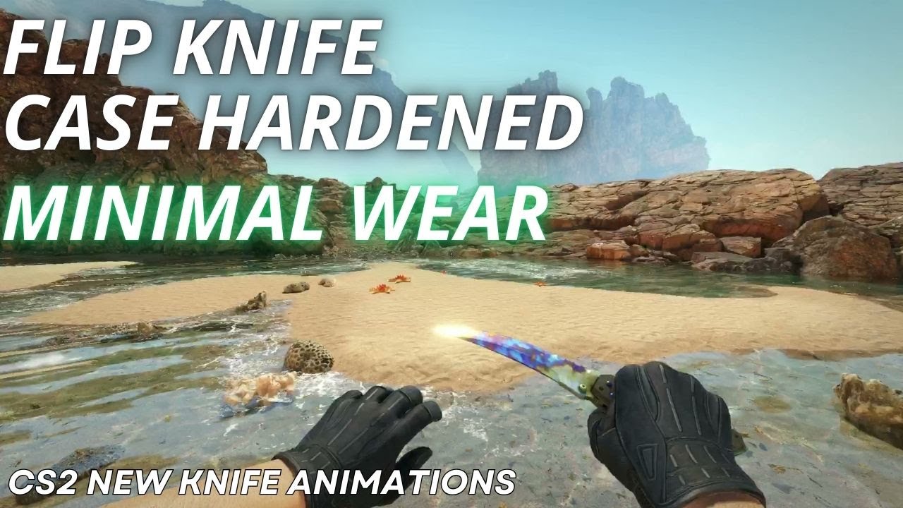 Flip Knife Case Hardened (Minimal Wear) | CS2 Skin Showcase with NEWEST Animation
