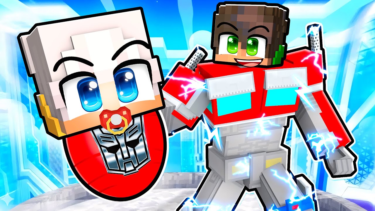 ADOTTATO dai TRANSFORMERS in Minecraft!
