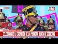 Celebramos la creación de la primera junta de gobierno con la fanfarria militar en El Run Run