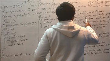 GATE - 2015 | OS | Q-134 | Two processes X and Y need to access a critical section | GATE2IIT | PYQ