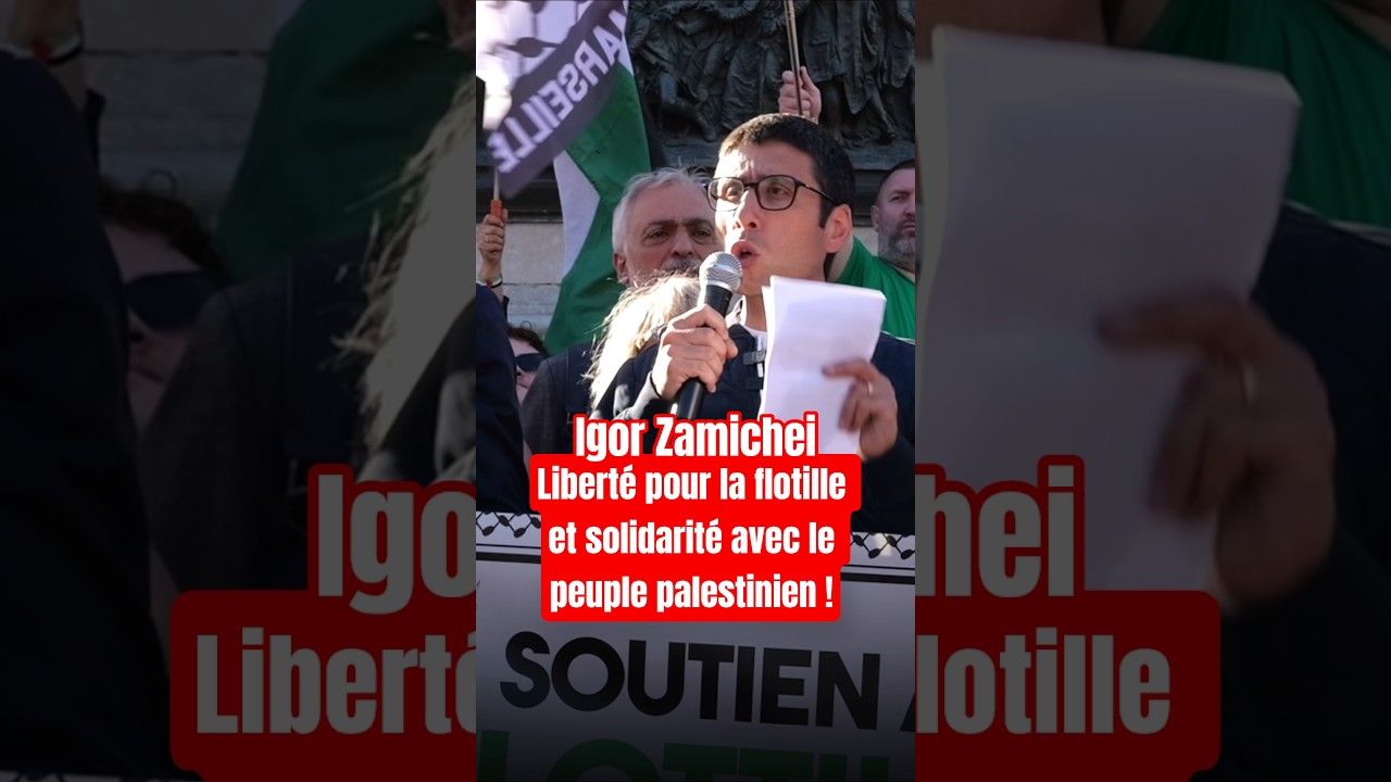 🇵🇸 Liberté pour la flotille et solidarité avec le peuple palestinien !