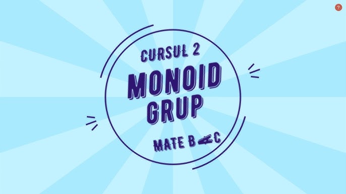 TeleŞcoala: Matematică clasa a XII-a – Grupuri şi monoizi (@TVR2) - YouTube
