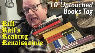 Ten Untouched Books Tag  #booktags #tbr #bookbuying