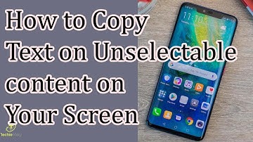 How to Copy Unselectable Text on Your Screen | copy any text on mobile screen | copy text anywhere